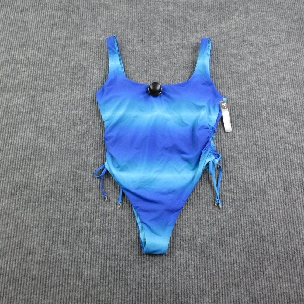 Victoria's Secret One Piece Womens M Blue Ombré Lined Padded Built-In Bra NWT